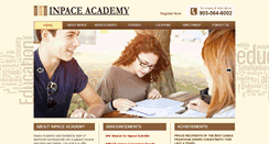 Desktop Screenshot of inpaceacademy.com